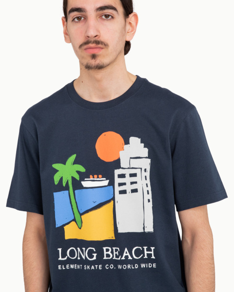 Футболка LONG BEACH (Мужской; L (50); eclipse navy)